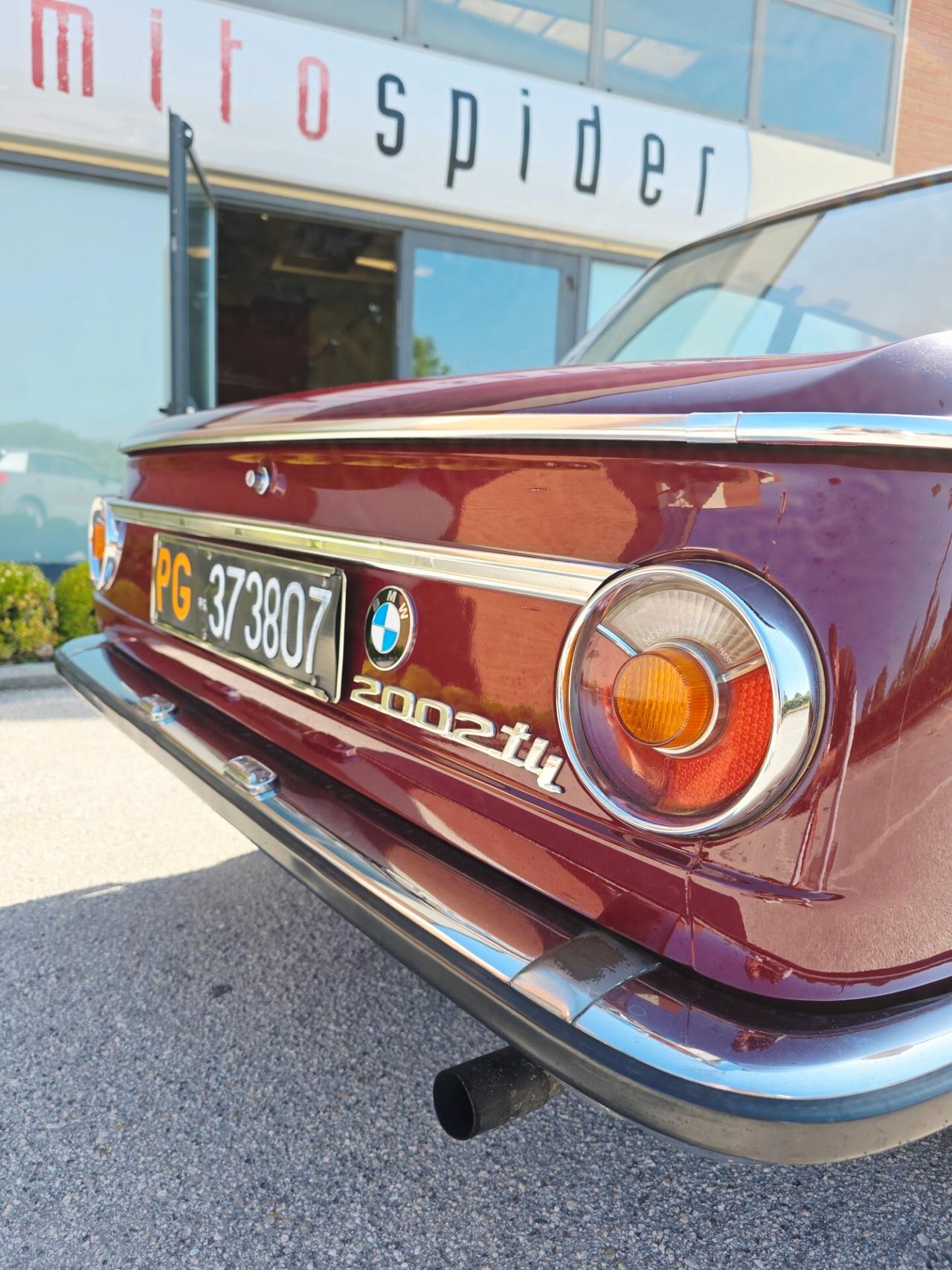 Bmw 2002 Tii Unicoproprietario Targhe originali targa Oro Asi
