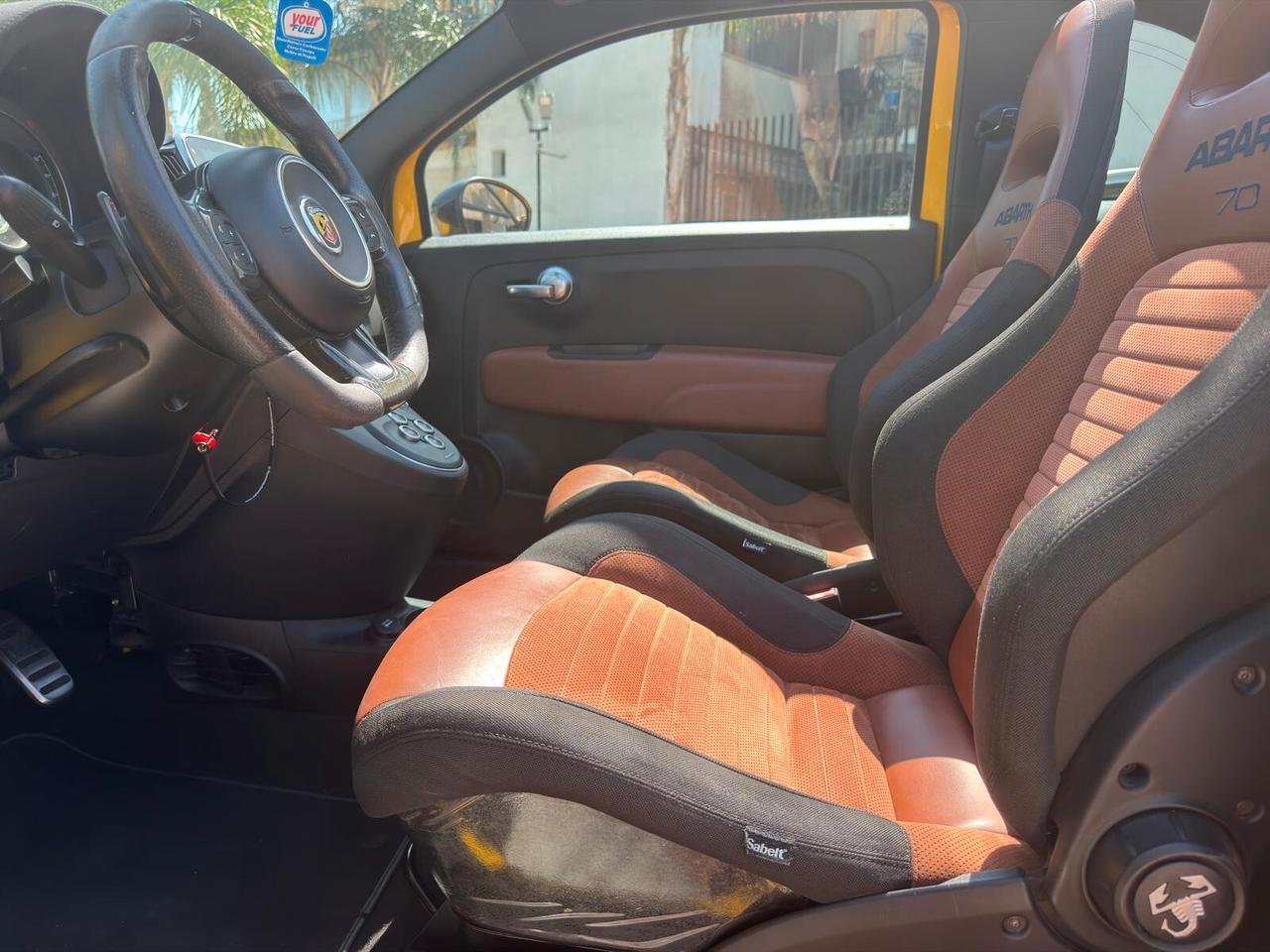 Abarth 595C 1.4 t-jet 70° Competizione 180cv auto Uff Italy Pelle USB