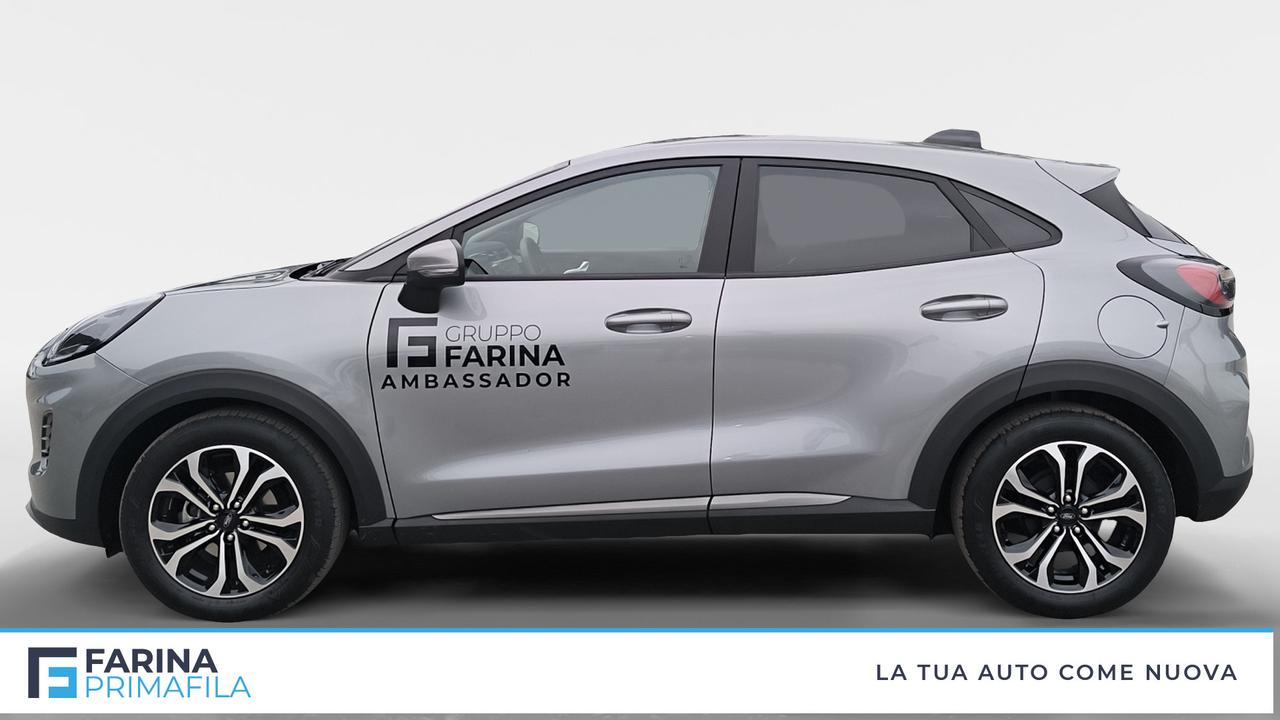 FORD Puma Titanium 1.0 EcoBoost Hybrid 125CVTrasmissione manuale a 6 rapporti Trazione anteriore