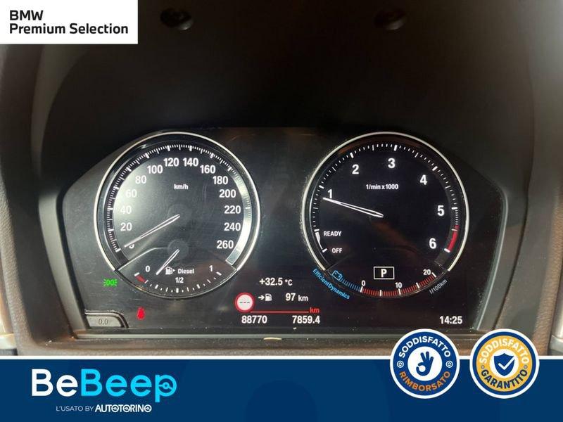 BMW X1 SDRIVE18D XLINE AUTO MY18