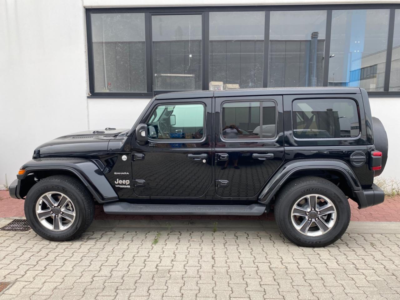 Jeep Wrangler Unlimited 2.0 Turbo Sahara 7500 km TUTTI ACCESSORI NUOVI ORIGINALI