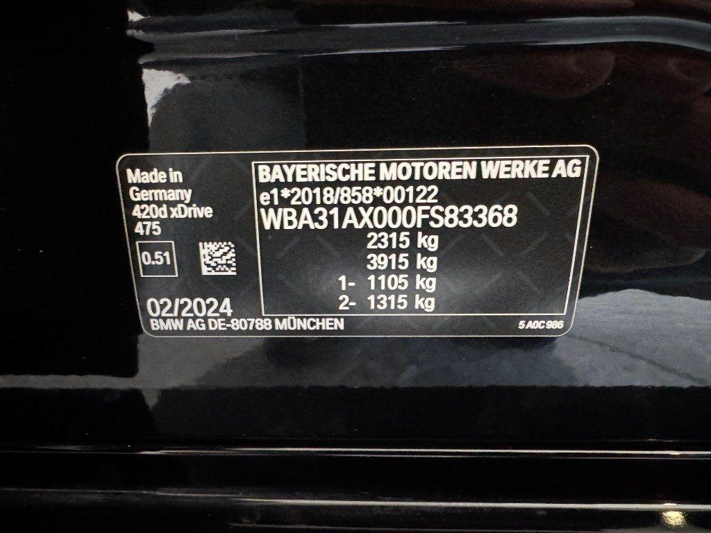 BMW 420 d 48V Xdrive Msport Tetto Head-Up Full Stupenda