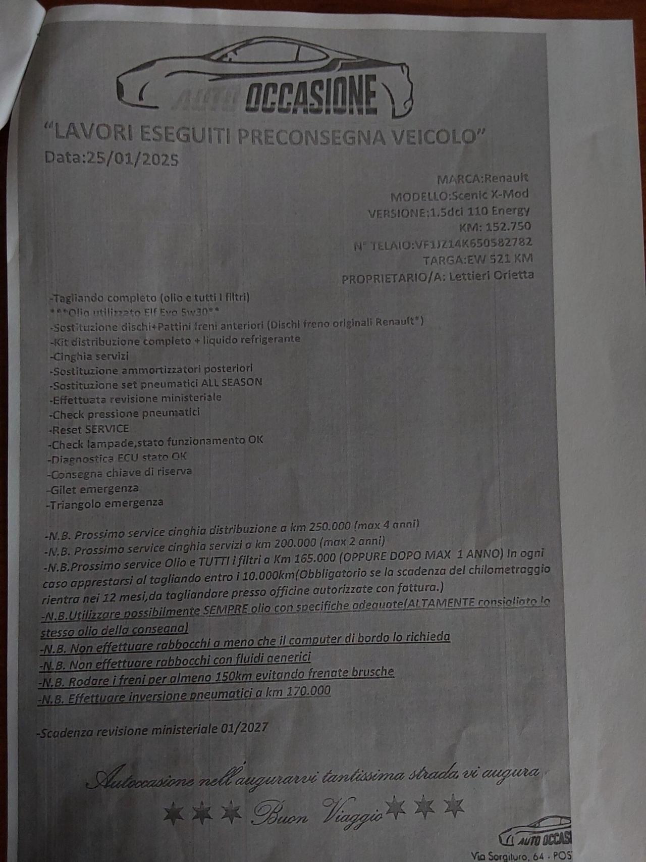 Renault Scenic XMOD 1.5 dCi 110CV Live