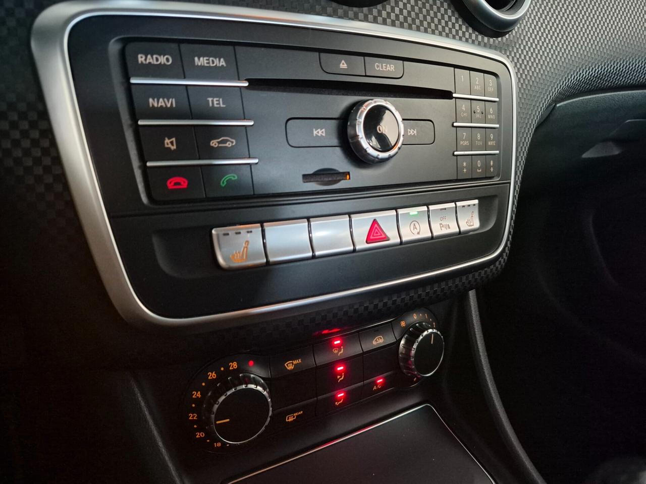 Mercedes-Benz A 180 CDI PELLE LED NAVI C.17 SEDILI RISCALDABILI KEYLESS CLIMA SENSORI ANT. E POST. BLUETOOTH SELETTORE MODALITA' GUIDA