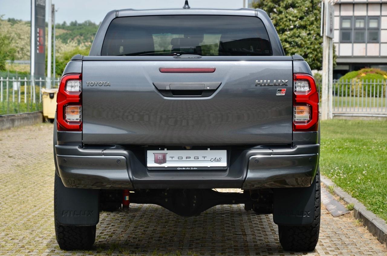 TOYOTA HILUX 2.8d DOUBLE CAB GR SPORT 4WD 204cv AUTO, PREZZO IVA ESCLUSA, UNICOPROP, GARANZIA UFF, SERVICE TOYOTA, HI-FI JBL, RETROCAMERA, PERMUTE