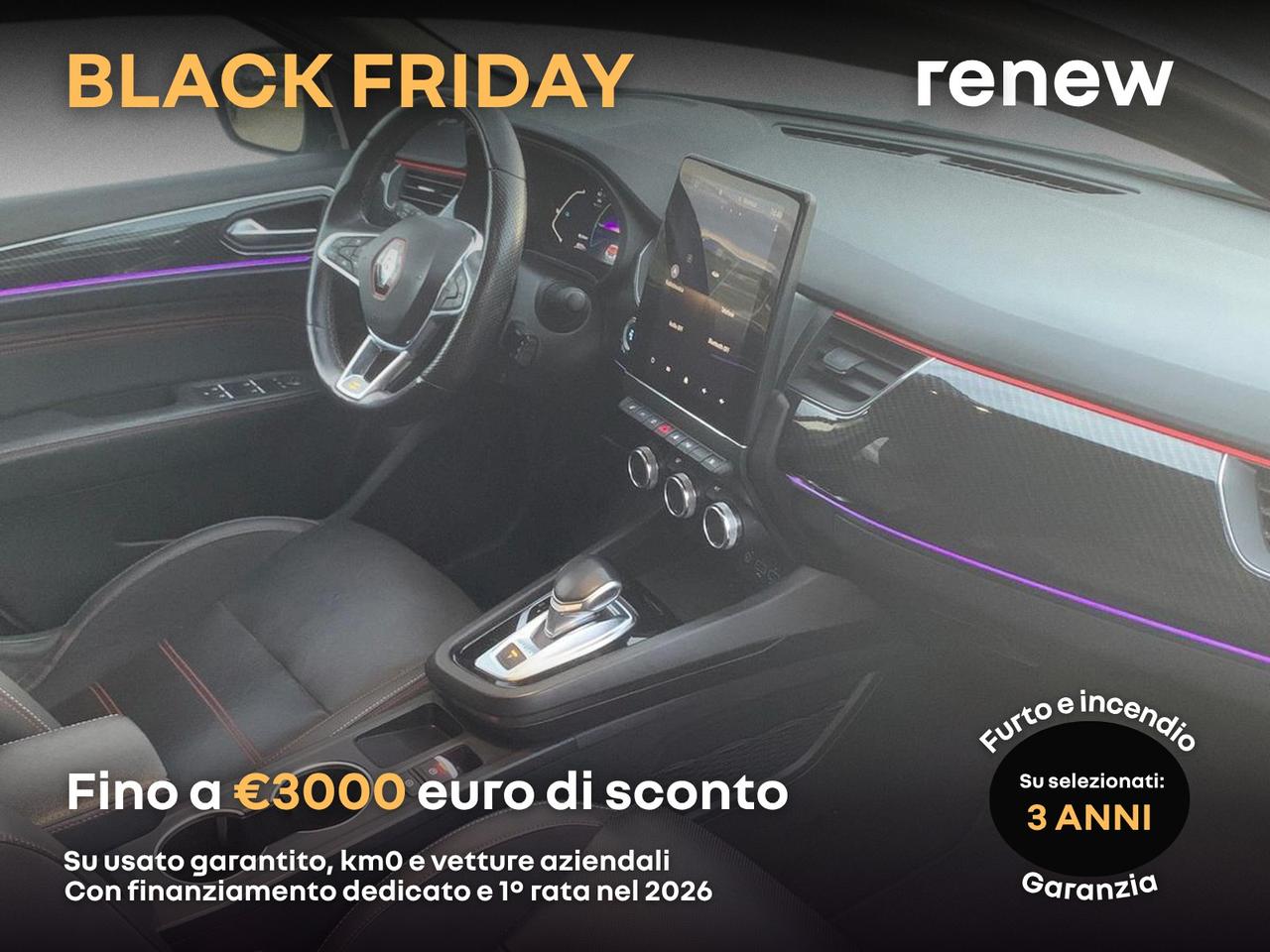 Renault Arkana 1.6 e-tech full hybrid r.s. line 145cv