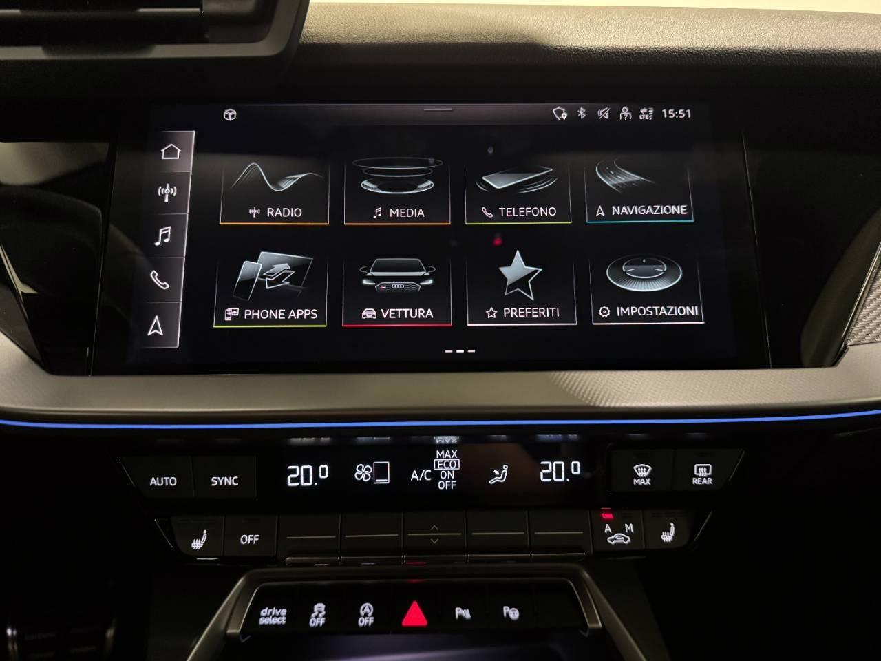 AUDI RS3 SPORTBACK 2.5 TFSI QUATTRO S-TRONIC