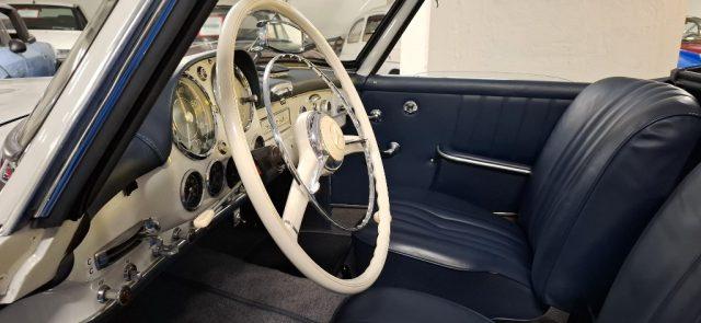 MERCEDES-BENZ 190 SL ***ASI TARGA ORO***BIANCA con PELLE BLU