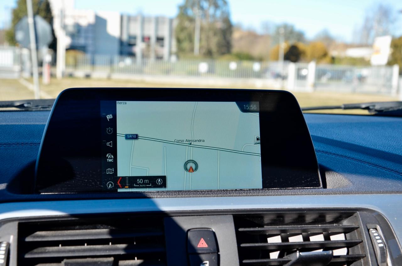 BMW 118i MSPORT 5p 136cv AUTO, TETTO, UFF ITALIANA, EURO 6D, NAVI, FULL LED, 18", PERMUTE