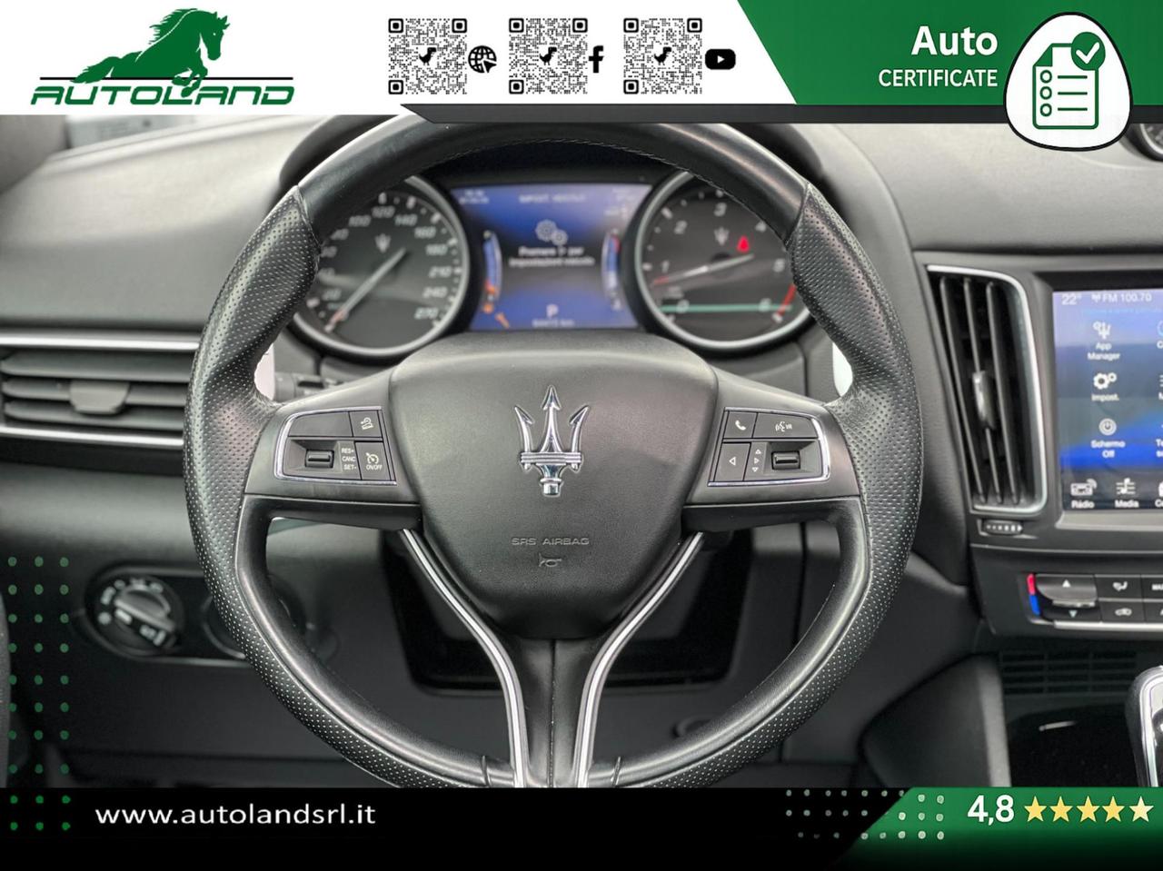 Maserati Levante 3.0 V6 Gransport 275cv auto Tetto Full