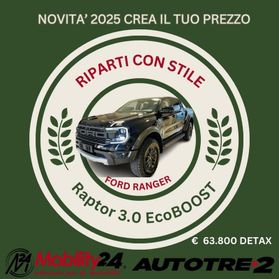 Ford Ranger Raptor 3.0 Ecoboost V6 4WD DC 5 posti CREA IL TUO PREZZO