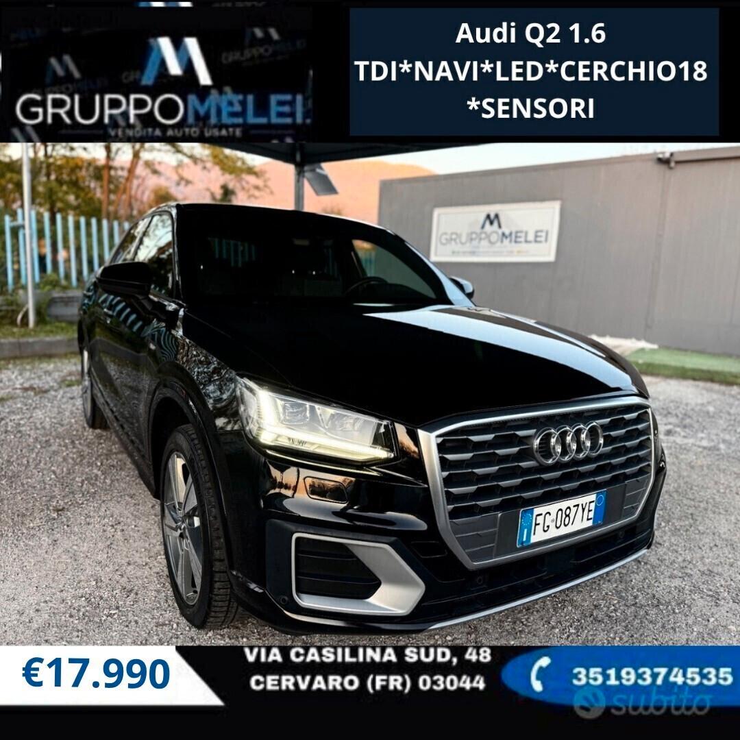 Audi Q2 1.6 TDI*NAVI*LED*CERCHIO18*SENSORI