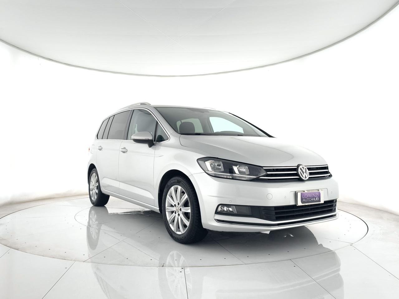 VOLKSWAGEN Touran 1.6 tdi Highline 115cv dsg ACC+ALCANTARA+C17"
