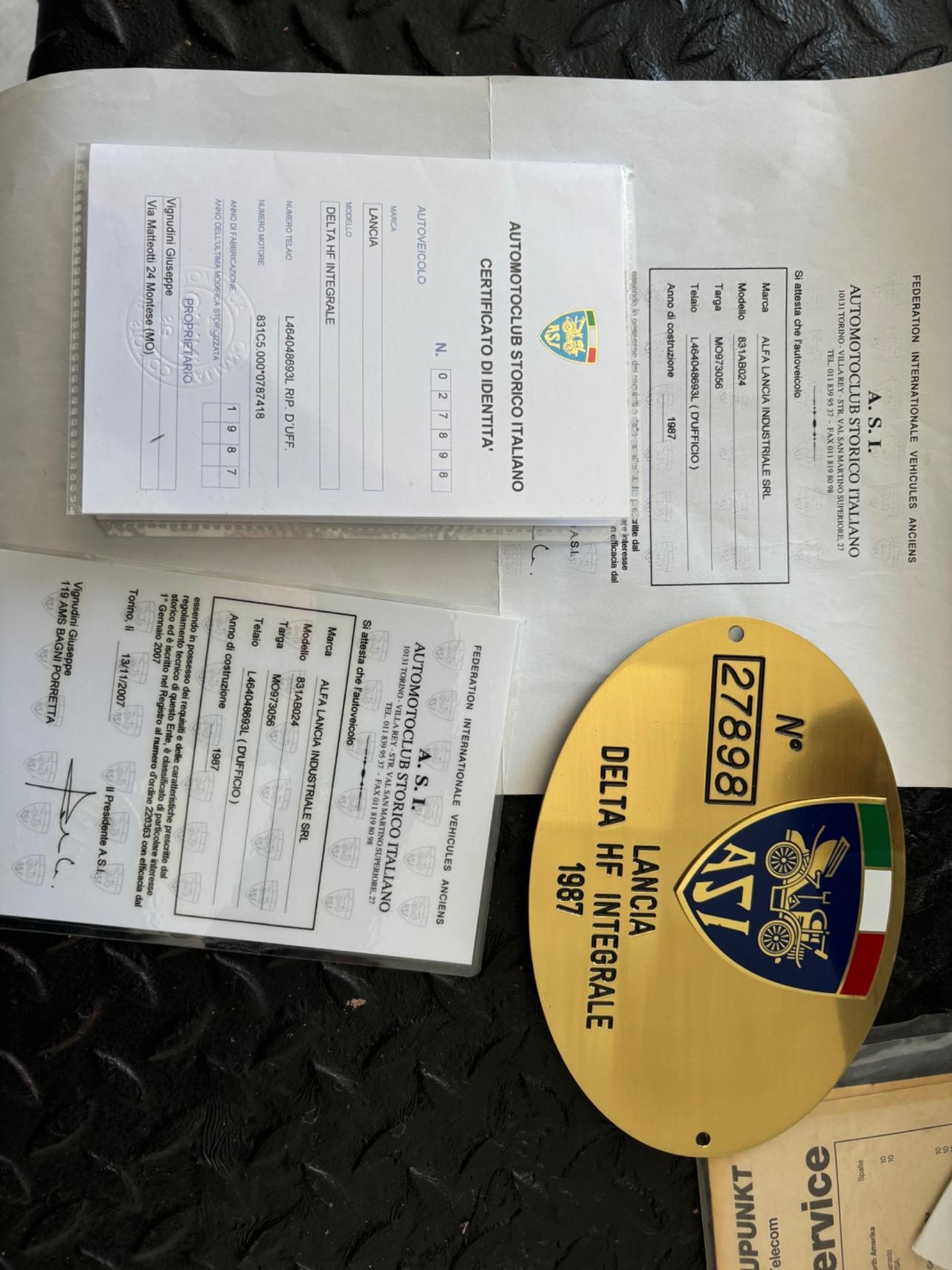 Lancia Delta 2.0i.e. turbo HF integrale