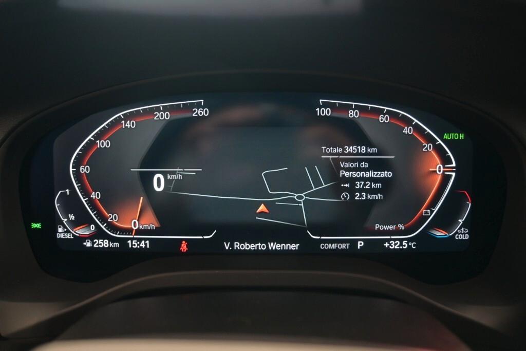BMW X3 20D 150CV STEPTRONIC 48V S-DRIVE BUSINESS ADVANTAGE ( FARI LED ADATTIVI - BMW DIGITAL COCKPIT - PELLE - CLIMA TRIZONA - NAVI - MIRROR - PARK ASSISTANT - CERCHI 18 ) KM 34000