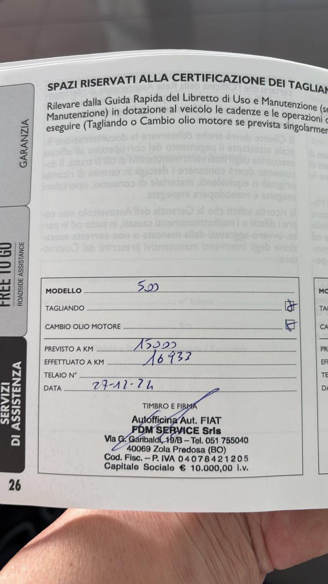 FIAT 500 1.2 EasyPower Club GPL