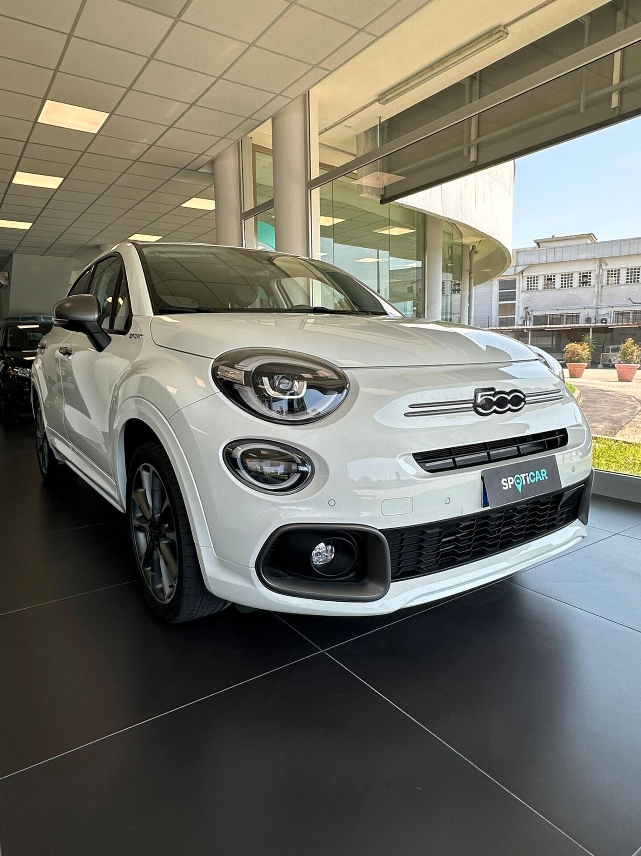 Fiat 500X 1.3 95CV SPORT 2024 km aziend Fari a LED e Telecamera