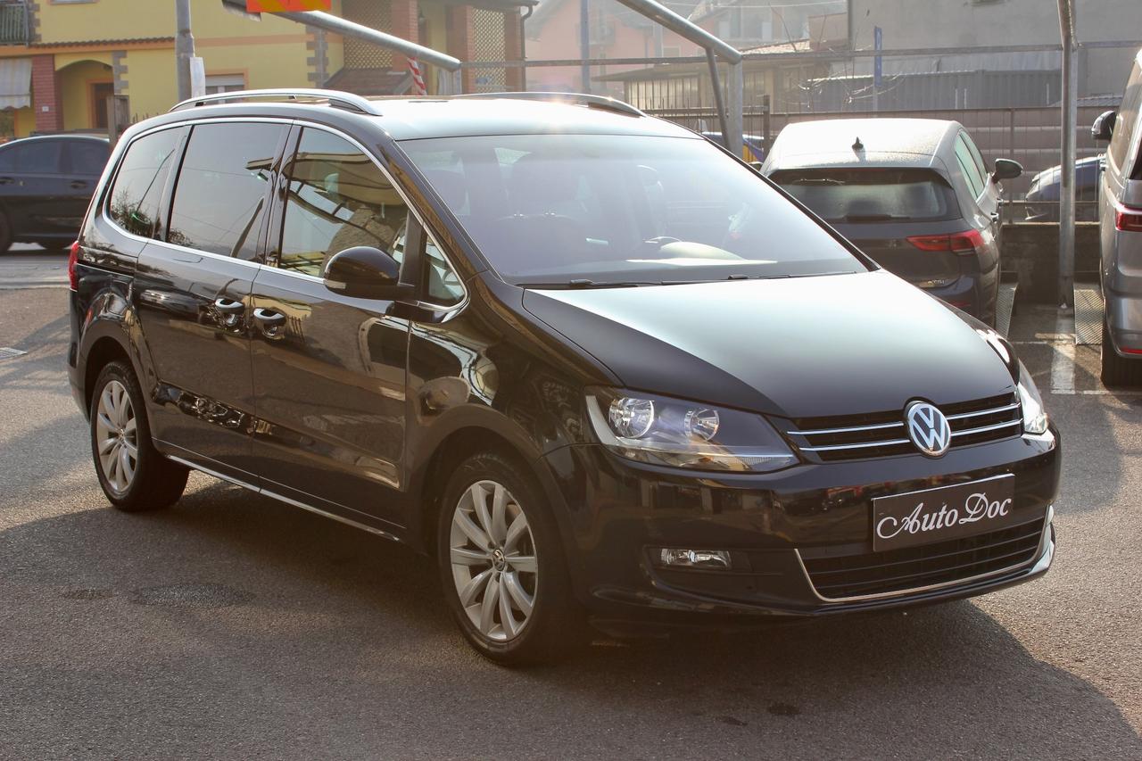 VOLKSWAGEN SHARAN 2.0 TDI 150 CV ALLSTAR EXECUTIVE NAVY XENON PORTE ELETTRICHE