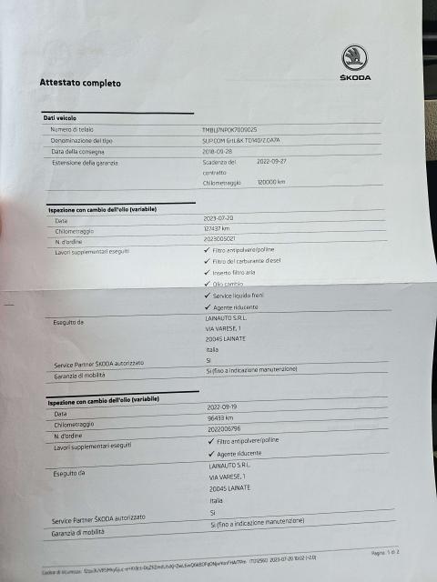 Skoda Superb Superb Wagon 2.0 tdi Laurin 4x4