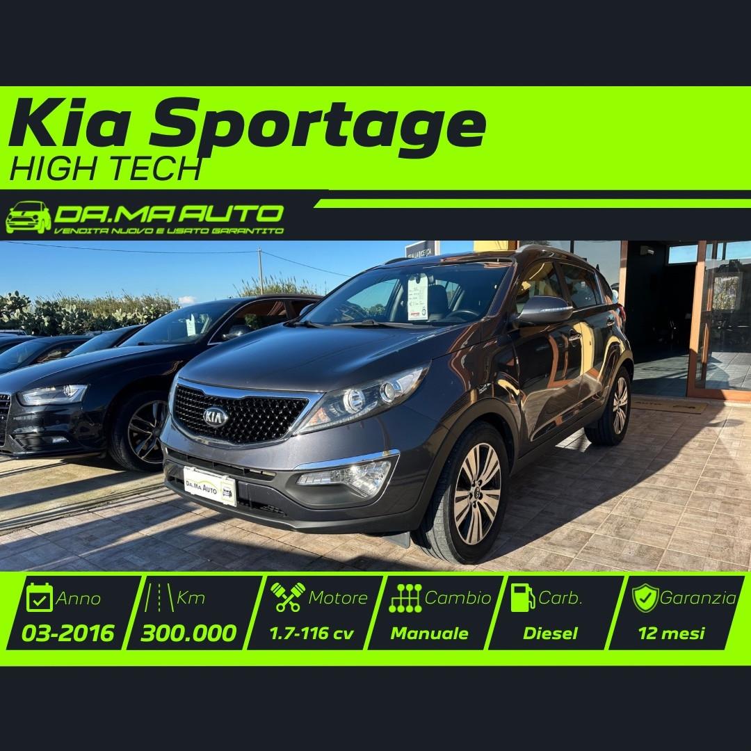 Kia Sportage 1.7 CRDI VGT 2WD high tech 2016
