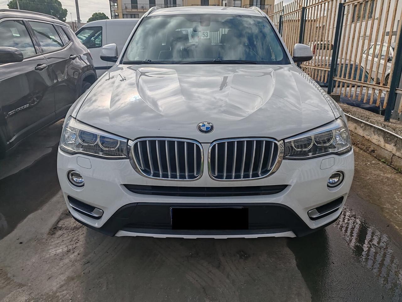 BMW X3 XDRIVE 20d XLINE BIANCO PERLA METALIZZATO