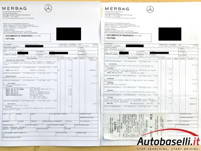 MERCEDES-BENZ CLA 180 D SHOOTING BRAKE SPORT TETTUCCIO PANORAMA APRI