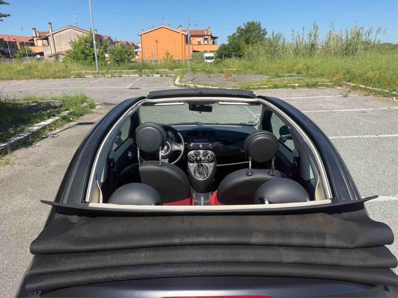 FIAT 500 cabrio 90000km originali garanzia 12 mesi permute
