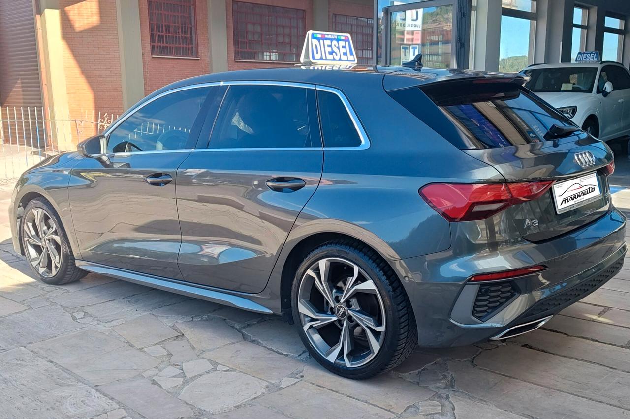 AUDI A3 SPB S-LINE 35 TDI 2.0 TDI 150 CV S-TRONIC
