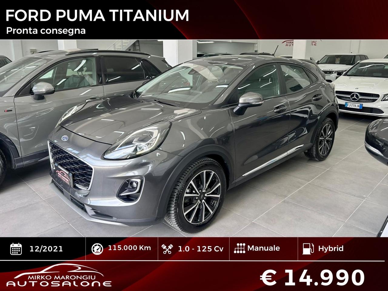 Ford Puma 1.0 Hybrid 125 CV S&S Titanium FINANZIABILE