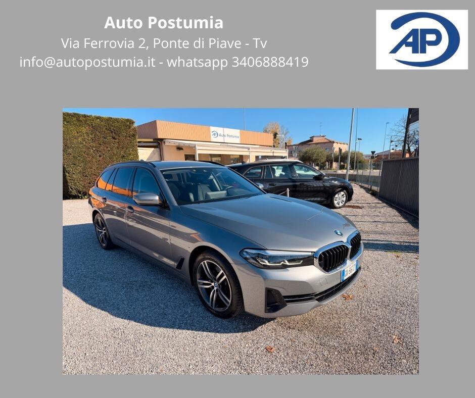 Bmw 520 d Serie 5 Touring Mhev 48V Xdrive Business auto (display digitale e pelle interna)