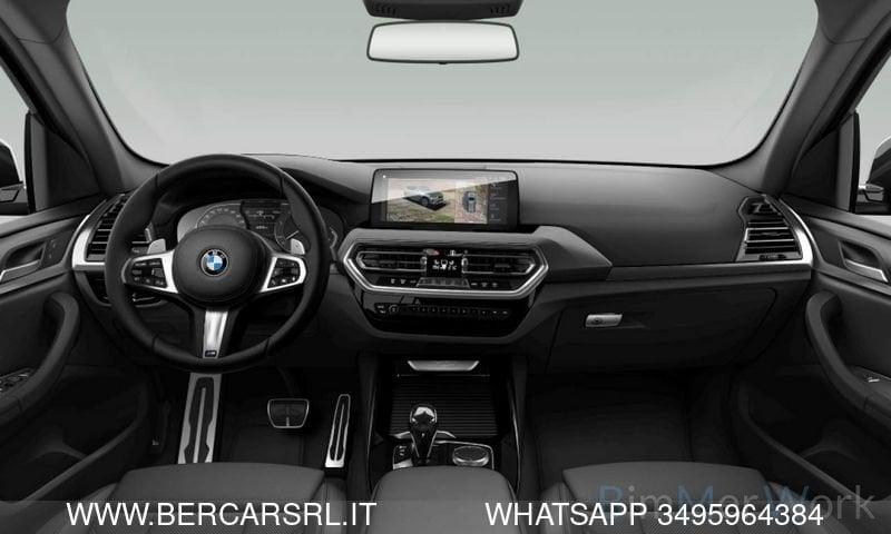 BMW X3 xDrive20d 48V Msport*TELECAMERA TOP VIEW*CAMBIO AL VOLANTE*BMW Live Cockpit Plus*