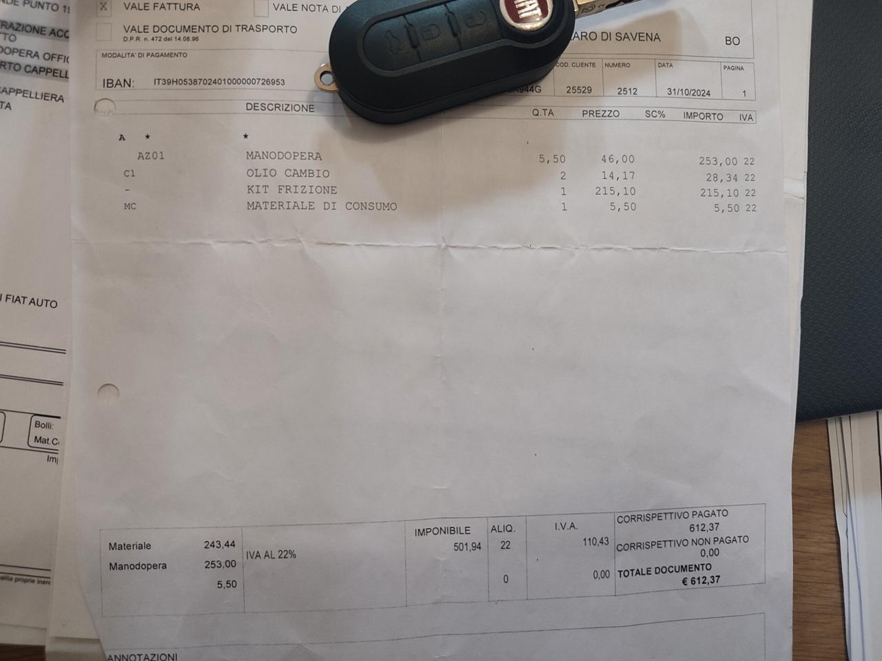 FIAT GRANDE PUNTO EVO DEL 2013 1.2BENZINA ECONOMICA
