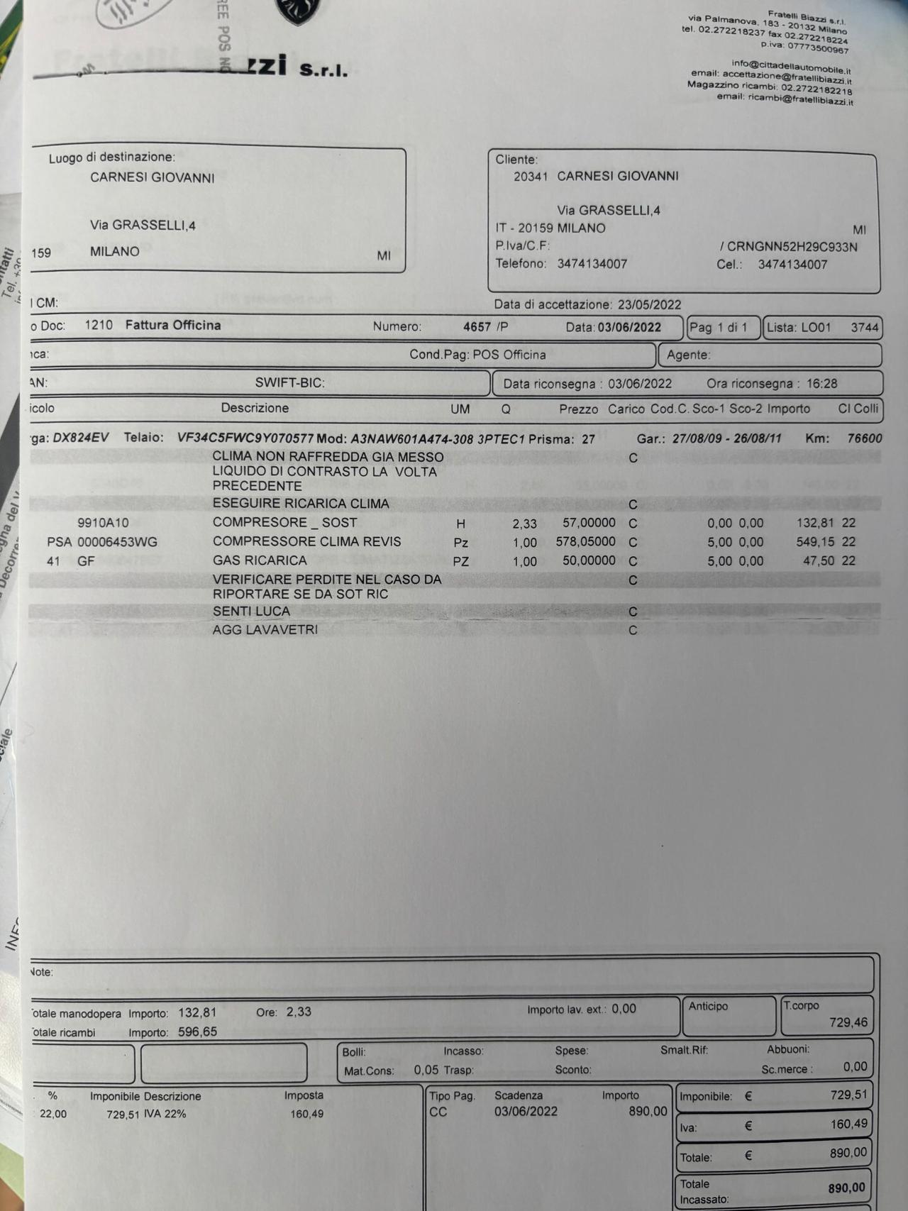 Peugeot 308 5p 1.6 *PER NEOPATENTATI*tagliandi certificati*