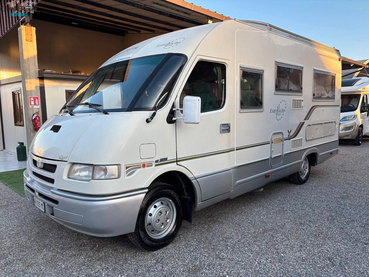 MOBILVETTA EURO YACHT 140 - motorhome con letto alla francese in coda