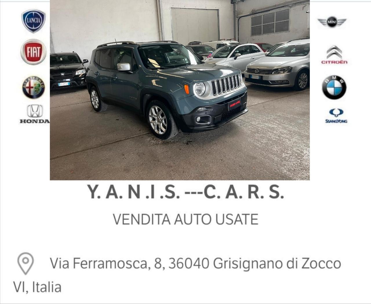 JEEP RENEGADE 1.6Diesel 130CV LT-2017
