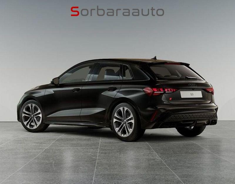Audi S3 S3 SPB TFSI quattro S tronic con Pacchetto look nero plus+tetto panorama+Audi+Proiettori a LED Audi