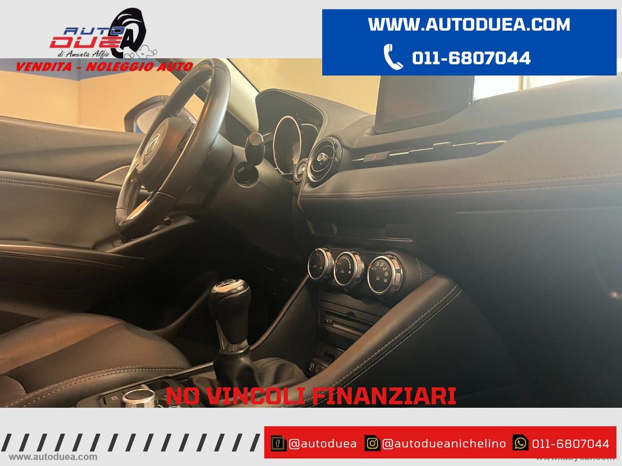 MAZDA CX-3 1.8L Skyactiv-D Exceed NO VINCOLI FINANZIARI