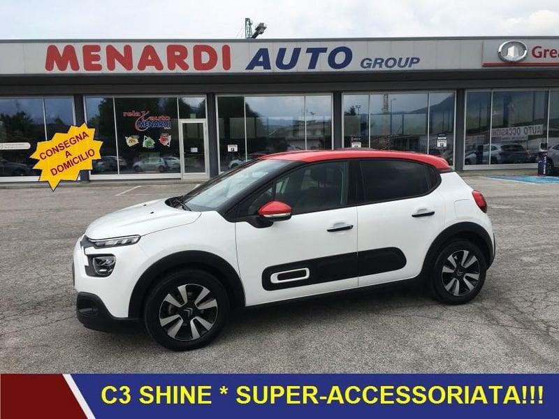 Citroën C3 PureTech 83 S&S Shine CLIMA AUTO+KEYLESS+CERCHI LEGA