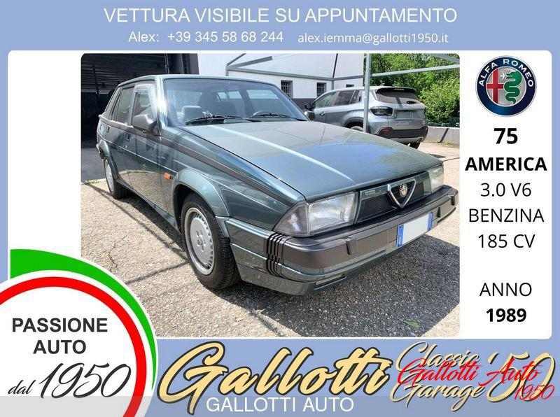 Alfa Romeo 75 3.0i V6 America