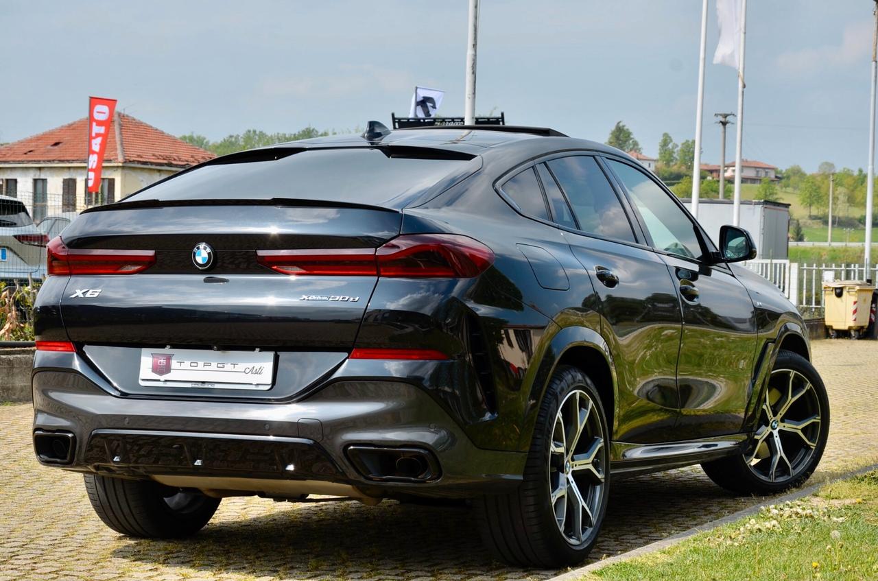 BMW X6 XDRIVE30d MHEV 48V MSPORT 286cv AUTO, FULL OPTIONAL, UFF ITALIANA, SERVICE BMW, EURO 6D, PERMUTE