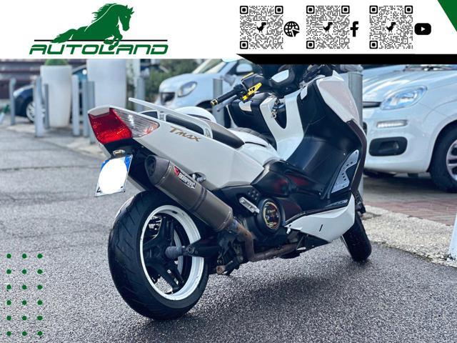 YAMAHA T-Max 500 WhiteMax*Scarico Akrapovic*SellaPelleBicolore