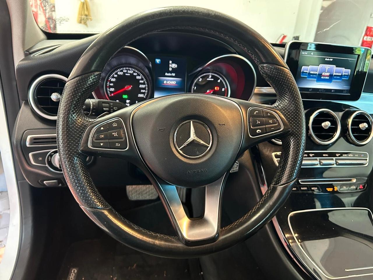 MERCEDES C200 serie 4 SW CAMBIO AUTOMATICO Diesel 1.6 CV 136 EURO6 X NEOPATENTATI Garanzia 12 mesi