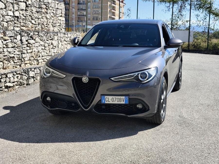 Alfa Romeo Stelvio 2.2 Turbodiesel 190 CV AT8 Q4 Sprint Marmitte Nere, Cerchi 19, STUPENDA!