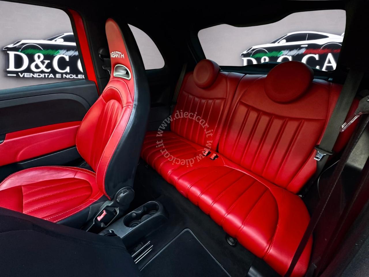 Abarth 595 1.4 Turbo T-Jet 180 CV MTA Competizione TETTO XENO PDC AUDIO BEATZ ANTIFURTO PELLE TAGLIANDI UFFICIALI