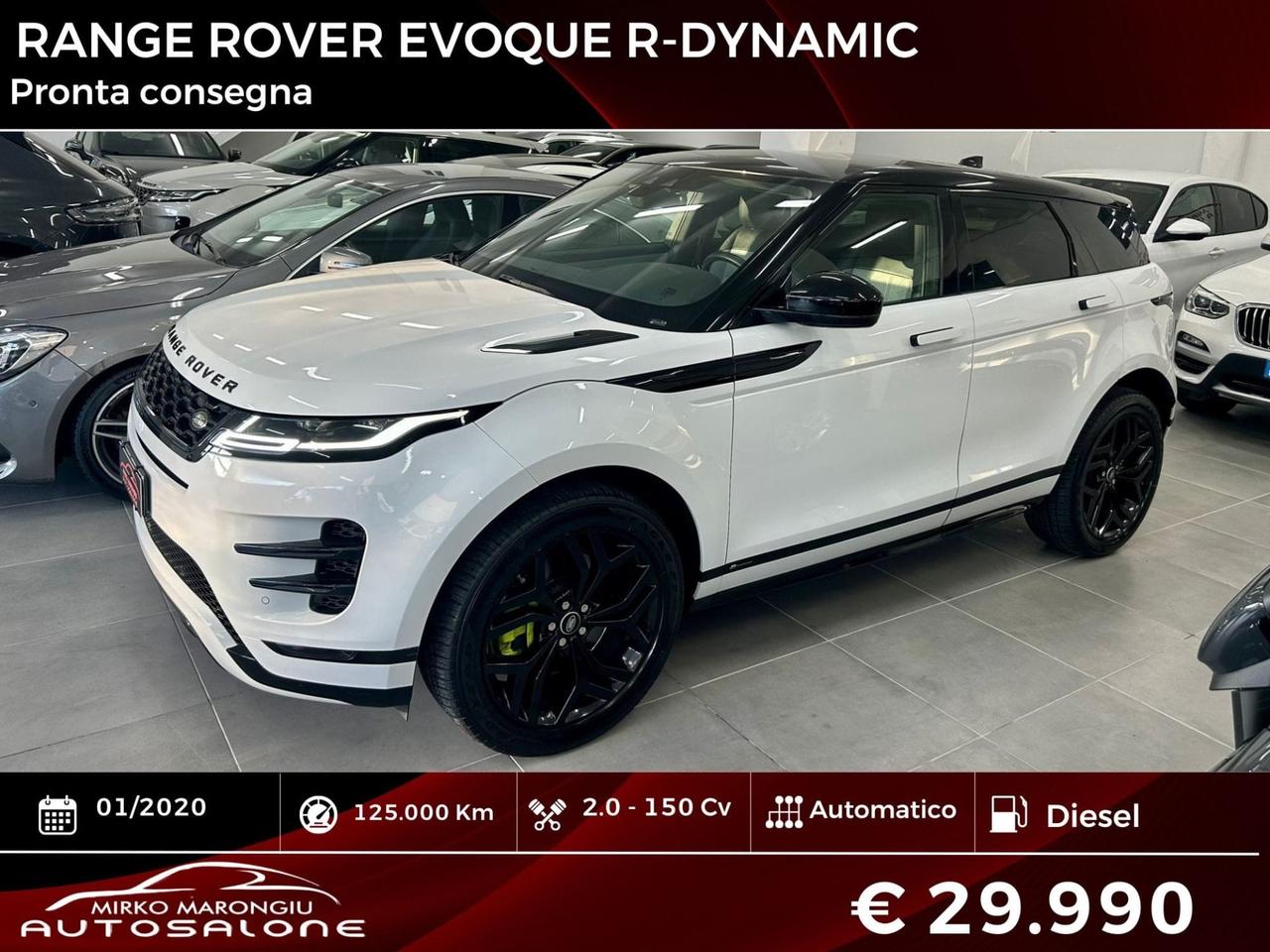 RANGE ROVER EVOQUE 150 CV R-Dynamic FINANZIABILE