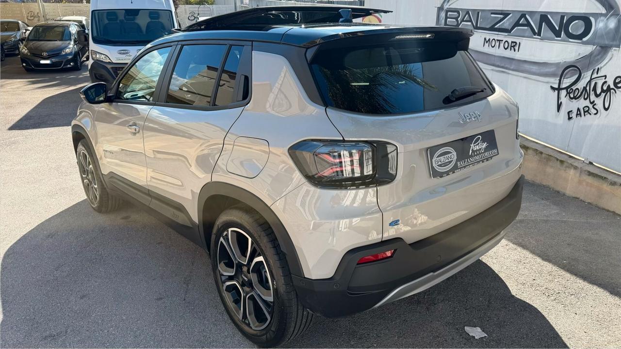 JEEP AVENGER BEV SUMMIT KM0 2026 TETTO APRIBILE