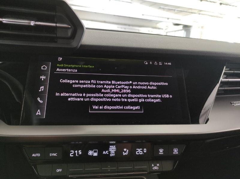 AUDI A3 4ª serie - A3 SPB 40 TFSI e S tronic Business