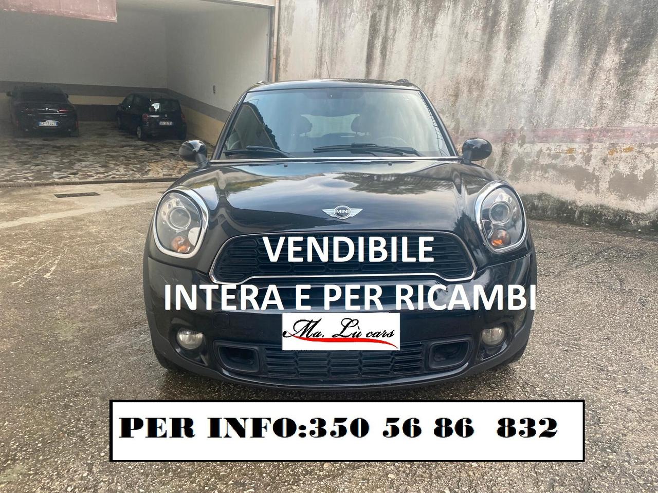 Mini Cooper SD Countryman 2.0cc diesel (PRIVATO)-2012