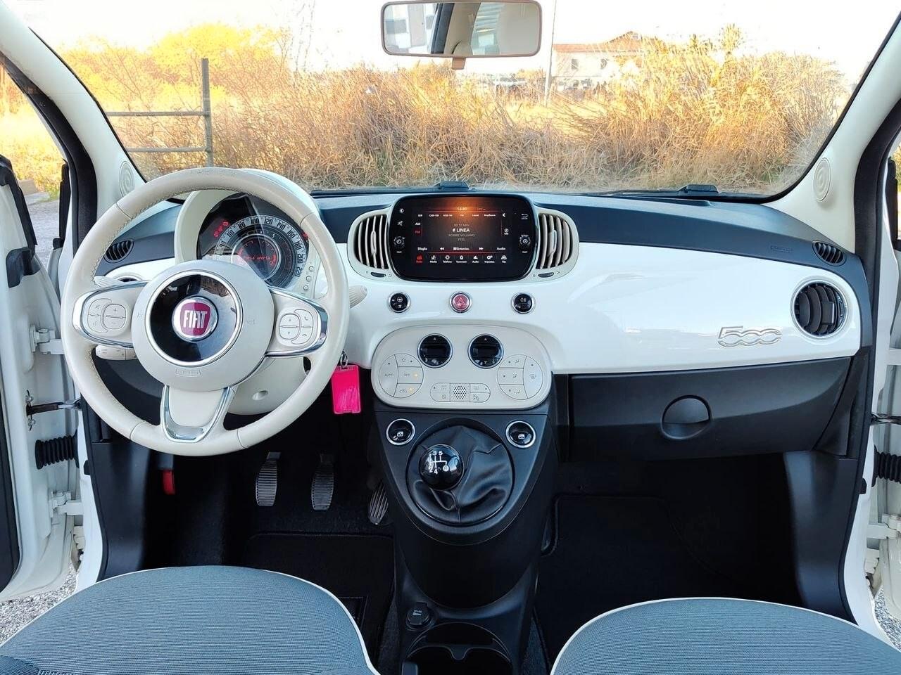 Fiat 500 Lounge 1.2 Fire 02/20, km 75.190