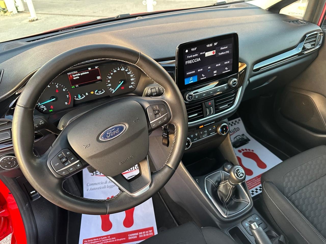 Ford Fiesta 2022 1.1 75 CV GPL DI SERIE TITANIUM